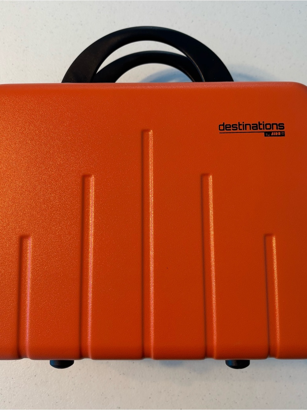 Destinations Orange Hard-Shell Carry Bag f